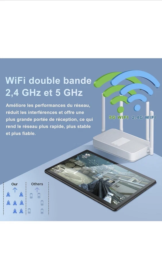 Tablette 10' + clavier et souris - Photo 3/4