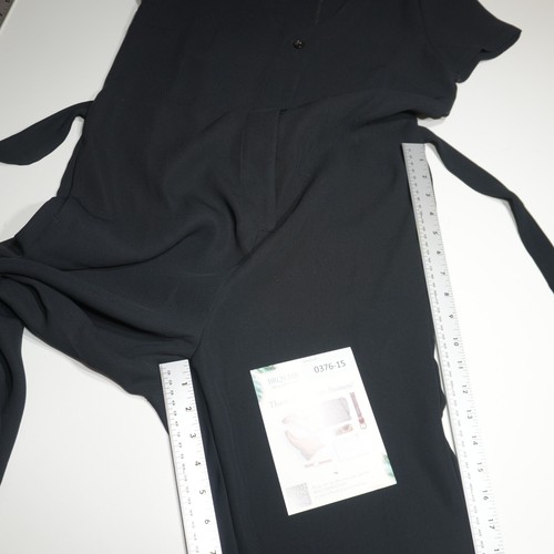 J. Crew Mercantile Jumpsuit Size 0 Career Formal Slim Fit Belted Gorgeous Black - Picture 20 of 22
