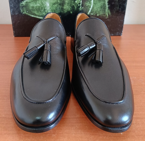 Magnanni Flex Delrey III Men' s Black Leather Loafers Dress Shoes Sz US 10.5 - Picture 10 of 14