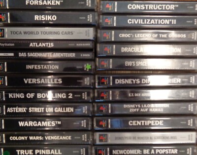 SONY PLAYSTATION 1 -- VERSCHIEDENE SPIELE ZUR AUSWAHL
