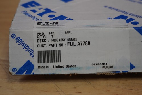  EATON FULLER TRANSMISSION PART A-7788 CLUTCH RELEASE BEARING LUBE LINE A7788 - Picture 5 of 5