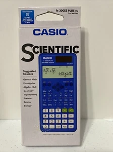 Casio fx-300ES PLUS 2nd Edition Calculatrice scientifique - bleu NIB