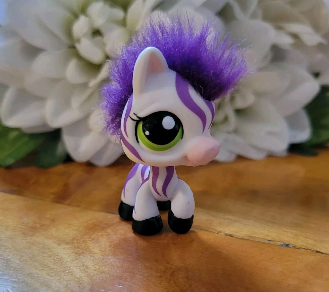 ELS PETS スペイン ネオスカ 2TONE SKA 7inch EP Littlest Pet Shop Authentic LPS #2470 Zebra White Purple