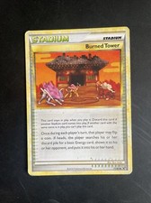 Burned Tower Pokemon Card - HGSS Undaunted 71/90 PLAYED
