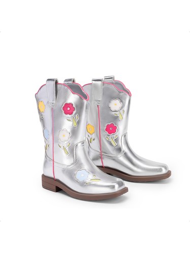 Kids Toddlers Girls Cowgirl Boots Western Boots Mid Calf Horse Riding Boots - Picture 16 of 19