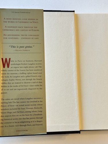 The Da Vinci Code - By Dan Brown - Hardcover Book - Picture 4 of 10