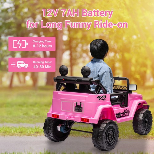 12V Kids Ride on Truck Car Electric Off-Road SUV Vehicle With Remote LED Lights - Picture 39 of 52