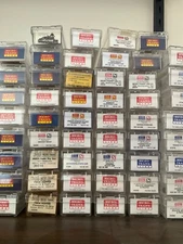 N GAUGE MICRO TRAINS LINE LOT OF 10 EMPTY JEWEL CASES RANDOMLY PICKED