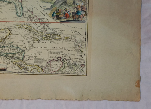 America Regni Mexicani Novae Hispaniae MAP STAMPA Carolinae Pensylvania Mexico - Picture 17 of 21