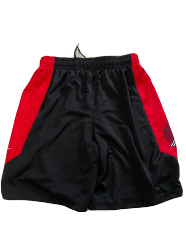 Mens NIKE Black/Red Portland Blazers Authentic Player Team Shorts Sz L(38) - Picture 3 of 3