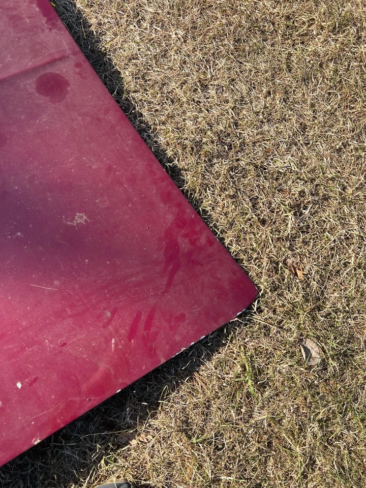 OEM GM 1965 65 Pontiac GTO maletero trasero tapa Montaro rojo Lemans Tempest Foto 2 de 4