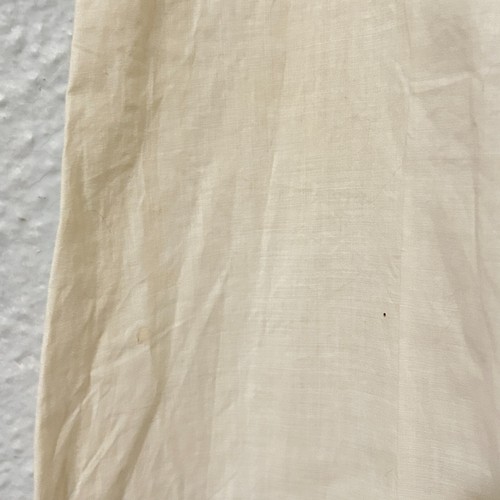 Antique Victorian Edwardian Cotton Petticoat Skirt Floral Crochet - Picture 9 of 9