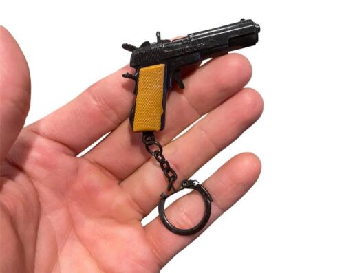 12 Vintage 80's mini key chain diecast metal pistol cap gun - die cast display - Picture 19 of 24