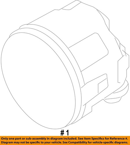 Used Driving Light fits: 2014 Nissan Murano Fog-Driving Sdn bumper mounted Grade - Picture 4 of 23