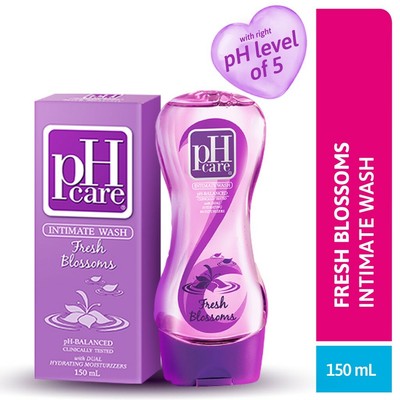 Details about  PH CARE INTIMATE WASH WITH DUAL HYDRATING MOISTURIZERS (FRESH BLOSSOMS) 150ml