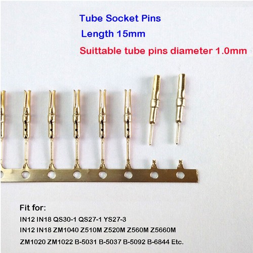 100pc For Nixie/VFD Tube Socket Pin 1mm Gold Plated IN-12 IN-18 QS30-1 QS27-1 - Picture 3 of 11