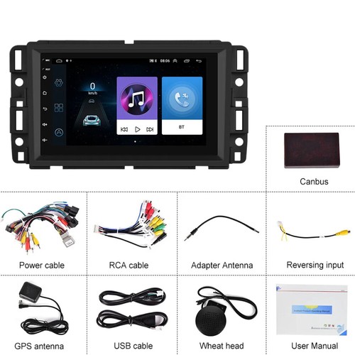Auto Android 13.0 2GB+32GB CarPlay Autoradio GPS Für Chevrolet Buick GMC Hummer - Bild 14 von 22