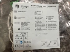 NEW PHILIPS REF 989803172051 ECG 5-Lead Grabber, AAMI + SP02, SPU, Tele