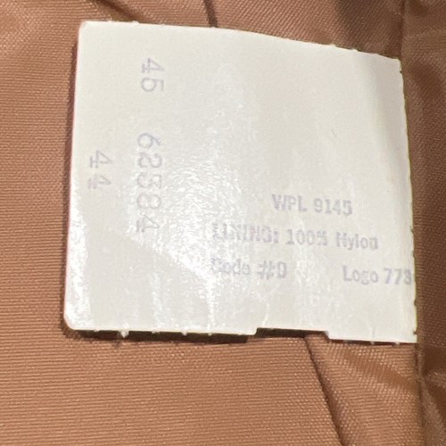 Vintage 1970’s Men’s Leather Vest 43 Reg The Leather Shop Sears Brown Snap West - Picture 9 of 10