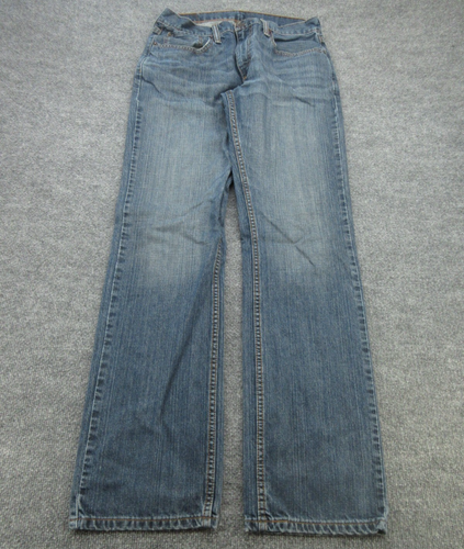 Pantalones de mezclilla Levis 559 para hombre 32x36 azules sueltos rectos tiro medio occidentales (se adapta a 32x34,5)