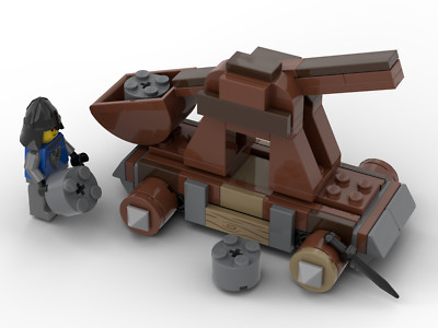 MOC aus LEGO -Teilen Katapult Mittelalter Passt zu 10305 31120 21325 BrM2302