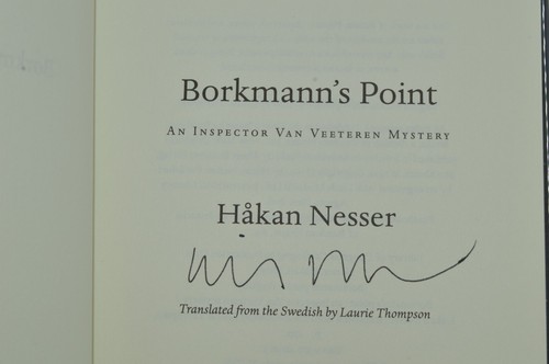 Borkmann's Point - Hakan Nesser - SIGNIERTE Erstausgabe H/B (#44) - Bild 5 von 6