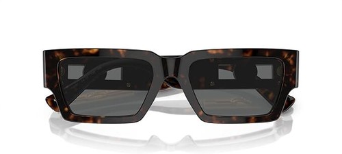 Versace Authentic Unisex Sunglasses Havana Frame Dark Grey Lenses 54/18/140mm - Picture 7 of 8