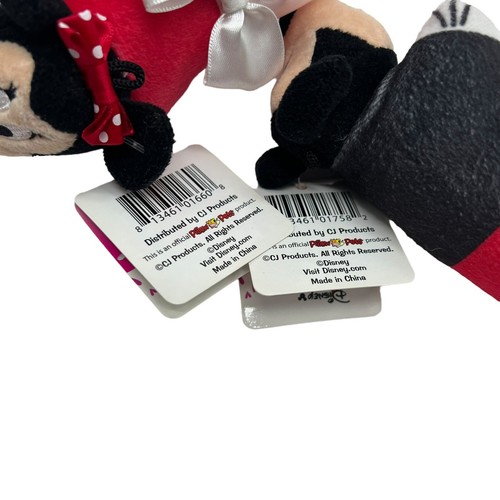 DISNEY JUNIOR MICKEY MINNIE MOUSE PILLOW PET MINIS 5.5 IN. SET SUPER CUTE NEW - Picture 6 of 6