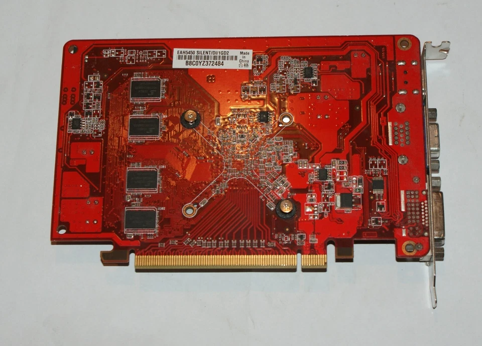 Asus Radeon HD5450 1 Gig HDMI/VGA/DVI PCIE EAH5450 Silent Graphics Card - Image 2 of 3