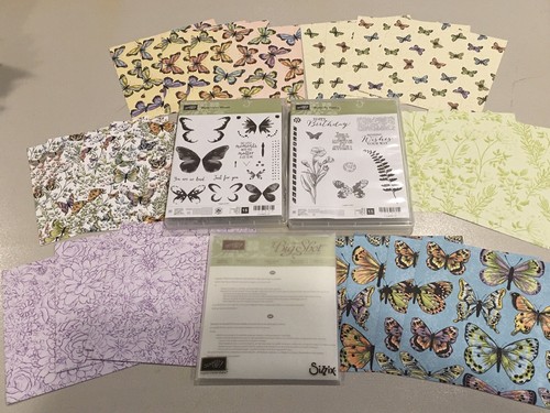 NEU Stampin Up SCHMETTERLING BASICS AQUARELL FLÜGEL & SCHMETTERLINGE Thinlits +DSP - Bild 4 von 15