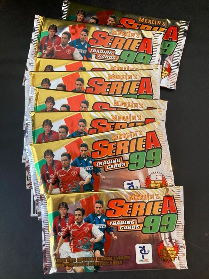 1998-99 Merlin Serie A 1999 # 31 Marcelo Salas Lazio Gold foil parallel card - Image 3 of 3