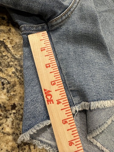 Levi Strauss Signature Women’s Plus High Rise Denim Shorts - Sz 26 - Picture 8 of 8