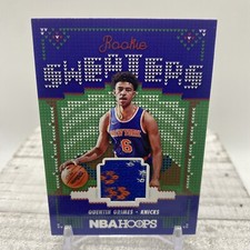Quentin Grimes 2021-22 Panini NBA Hoops Winter Rookie Sweaters #RSW-QG RC NYK