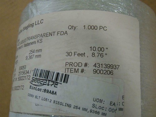 Frobo Siegling Förderband 30' x 10" x 8,7" 69053 - Bild 3 von 7
