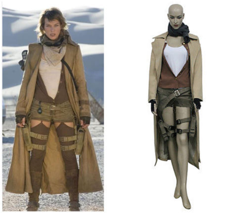 Resident Evil Extinction Alice Cosplay Kostüm Halloween Jacke Shirt Hose - Bild 6 von 8