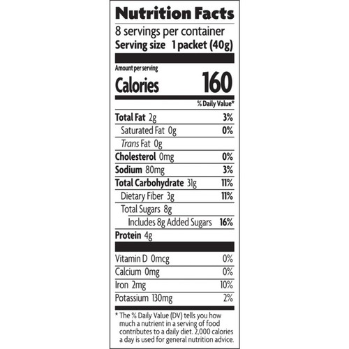 (3 pack) Nature's Path Organic Brown Sugar Maple Gluten Free Oatmeal 11oz Box - Picture 8 of 8