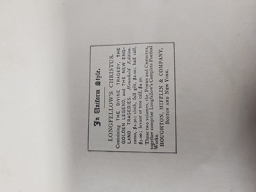 The Complete Poetical Works of Henry Wadsworth Longfellow See Photos For Dates - Imagen 8 de 19