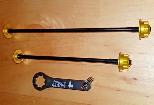 Tune Skyline Time Trial Release Skewers Mountain Bike road 130 135 MTB Cross ZFS - Picture 10 of 14