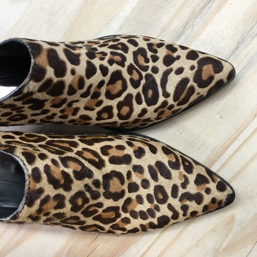 Dolce Vita Shoes Womens 6.5 Ira Mule Clogs Brown Leopard Print Pointed Toe Block - Picture 13 of 16