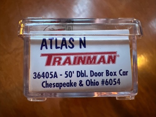 Atlas N Scale RTR #36405A 50’ Dbl Door Boxcar C&O Chesapeake & Ohio #6054 NIB NY - Picture 2 of 7