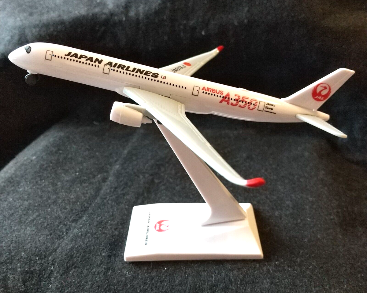 日本航空 A350-900 JA03XJ モデルプレーン 1/500 JALUX エアバス A350-900 JAL 日本航空 3号機(緑色A350ロゴ