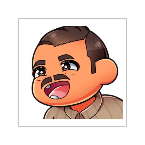 Square Vinyl KEKW sticker - TWITCH YOUTUBE EMOTES CLIPS - 第 1/3 張圖片