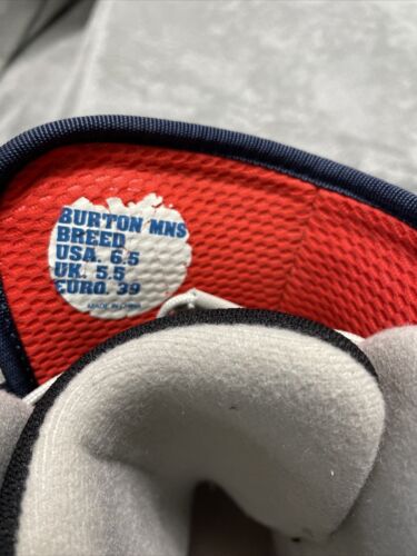 Burton Breed Blue and Gray Snowboard Boots Mens Size 6.5 - Picture 7 of 15