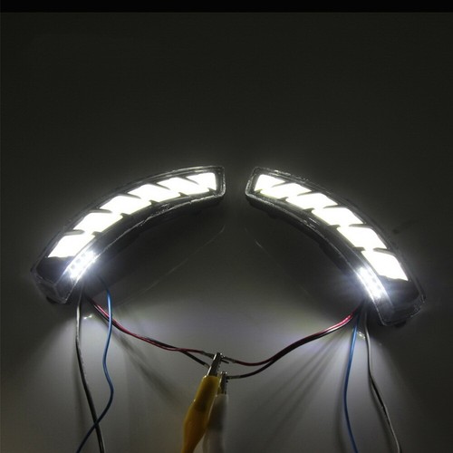 Rear-view Mirror Lights for Ford Focus III IV 2012-18, Streamer Turn Signals DRL - Picture 6 of 12