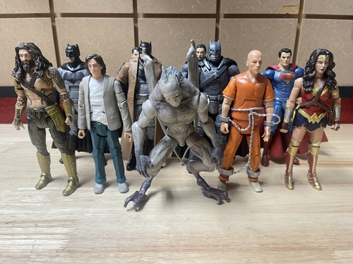MATTEL DC MUTIVERSE BATMAN V SUPERMAN 6" LOT OF 11 FIGURES LEX WONDER WOMAN AQUA - Picture 15 of 22