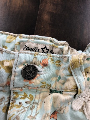 Vanilla Star girls flowered pants sz 16 multicolored Ai6 - Picture 4 of 9