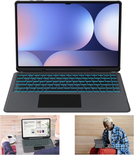 for Samsung Galaxy Tab S9 Ultra/S8 Ultra/S10 Ultra 14.6" Keyboard Case : 7 Color - Picture 5 of 9