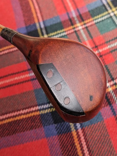 Rare - Patent 3 piece shafted Driver - hickory golf- Excellent - TimewarpGolf - Picture 10 of 13