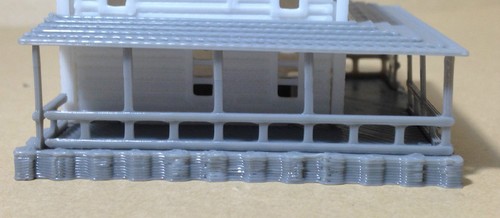 Outland Models Modelleisenbahn Geb?ude 2-st?ckige Landhaus wei? Spur N 1:160 - Bild 4 von 4