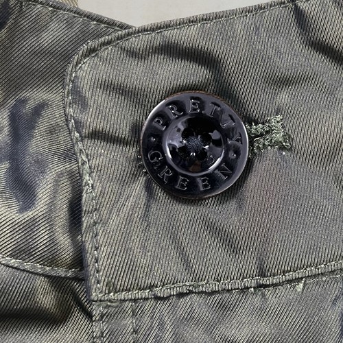 Parka Pretty Green Dashwood Shimmer Fishtail en verde talla XL nueva con etiquetas - Imagen 10 de 24